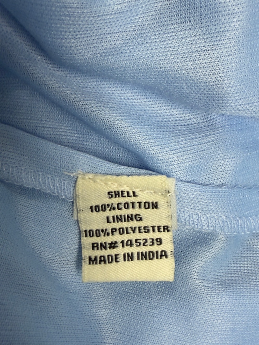 Light Blue Eyelet Spaghetti-Strap Maxi Dress - Picture 4 of 5